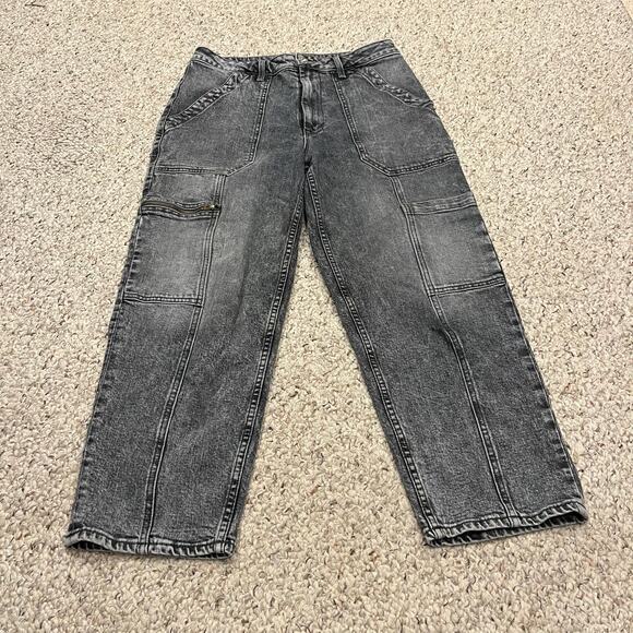 Mother Superior The Private Zip Pocket Ankle Jeans Sz 28 Shadow Dancing Denim - Picture 1 of 9